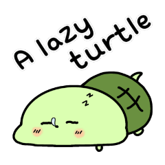 A lazing turtle, work life (eng ver.)