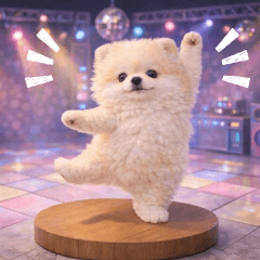 動く☆毎日使える癒やしポメラニアン