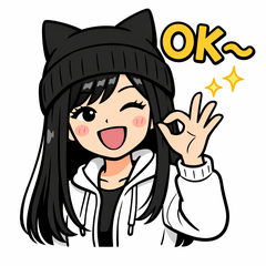 Cat-Ear Hat Girl: Daily Life