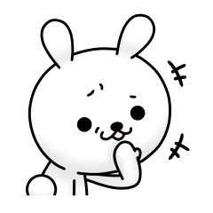 ひねくれうさぎの復刻スタンプ #11