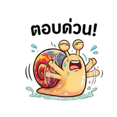 Little Speed Demon Snail Always In A