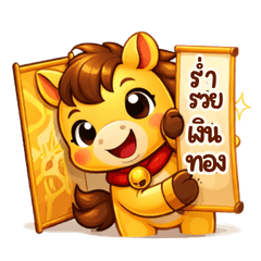 ม้าทองเปิดโชค