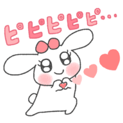 lovely rabbit stickers.