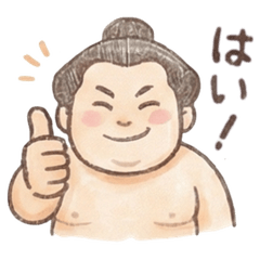 Kawaii Sumo Stickers