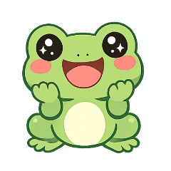 Happy Green Frog : Everyday Feelings