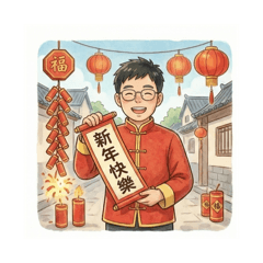 AC阿治-馬年貼圖