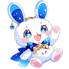 Star Rabbit Blue