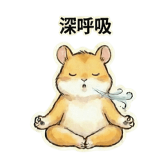 Hamster support stickers