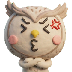 Moving 3D Horned Owl  26