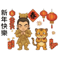 來賀年 太子爺公ft.虎爺公