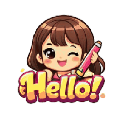 Cute Mood Girl Daily Chat Stickers