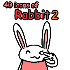 Ayou and Lunglung-40 icons of rabbit.v2