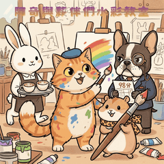 アーティスト軍団：絵具を絞ったのは誰だ！