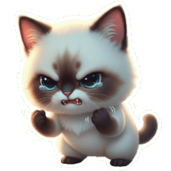 Big Head Cat is Hungry! Feed Me Now!