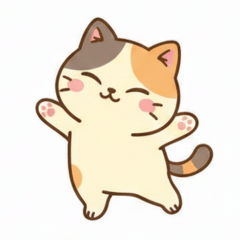 Cute cat stickers2000