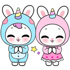 กระต่ายคู่รักแสนหวาน