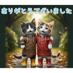 [ありがとうございました専用]雨の日ネコ