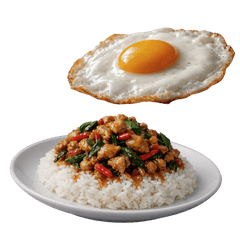 Thai food menu with Thai names