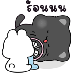 Chao-Guay & Nom-Sod, a playful couple.