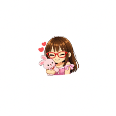 Cute Girl Sticke