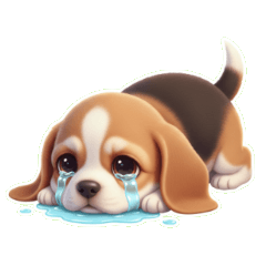 น้องหมาหัวโตสุดเอ๋อ ท้องร้องจ๊อกๆ