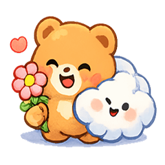 Hug Me Bear & Cloud