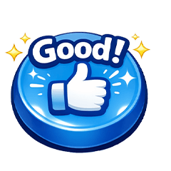 Everyday Good Button Stickers