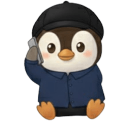 Penta the Penguin Stickers - Work