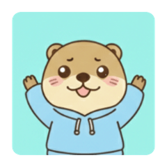 ゆるかわ♪パーカーカワウソのくるる