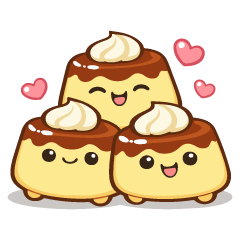 ぷるっとかわいいプリンちゃん