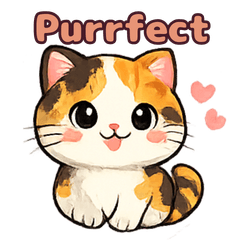 Cute & Chill Cat Daily Stickers0220