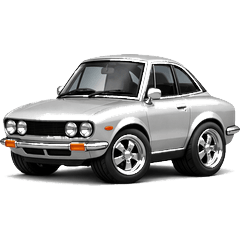 Vintage Japanese Car Sticker002