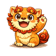 Fluffy Lions Emotional Reaction Stickers
