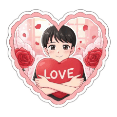 萌系小少爺情人節浪漫告白