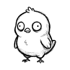 今天的我是黑白小雞