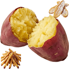 다양한 고구마 실사