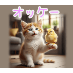 [オッケー専用]ひよ子と猫