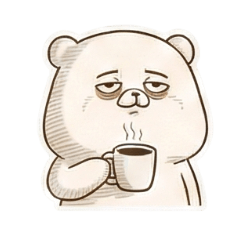 Working Hard or Hardly Working Bear