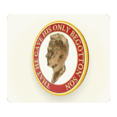 LUCKY GOLD SILVER COIN STICKER