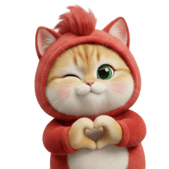 Fire Horse Cat: Good Luck