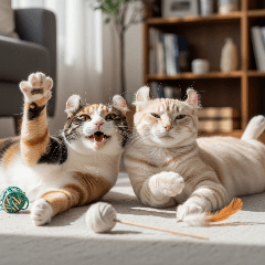 [アレンジ用]猫（アメリカンカール）