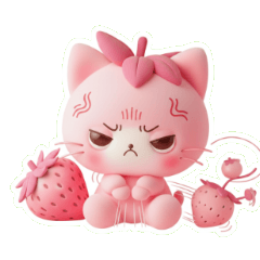 สตรอว์เบอร์รีคิตตี้น่ารักยืนยันว่า OK