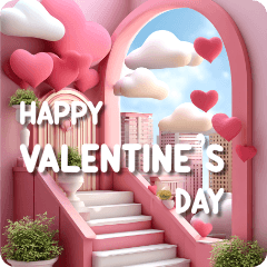 Happy Valentines Day Paper Cut 01 : Big