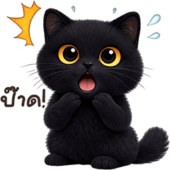 ❤️แมวดำ น่ารัก!!!❤️(เว้าอีสาน)