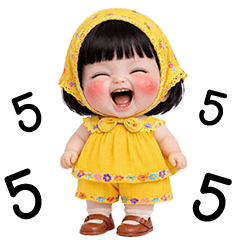 Sandy little cute girl