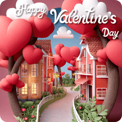 Happy Valentines Day Paper Cut 04 : Big