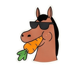 Thug Life Horse Emojis