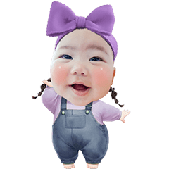 請下載 可愛萱萱貼圖