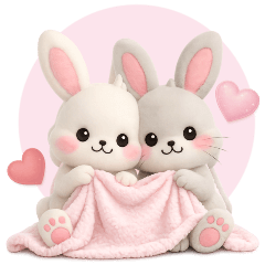 【動く】365日使える❤︎ハッピーラビット