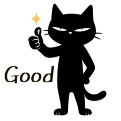 Cute Black Cat's Everyday Life